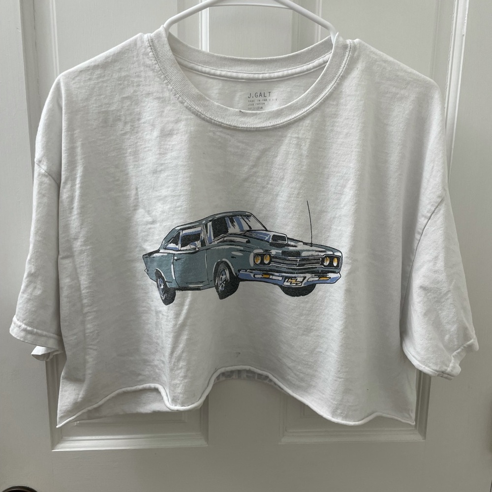 cropped brandy melville t shirt